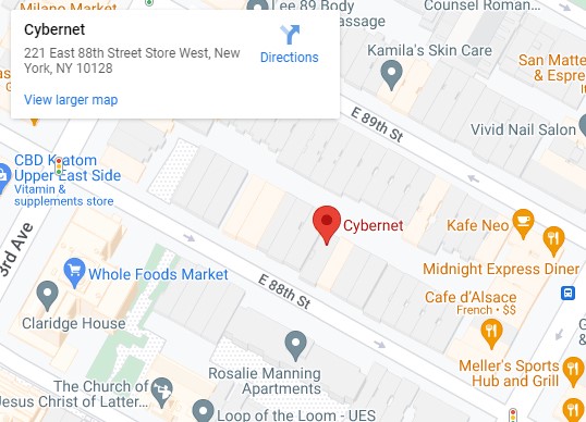 Map of Cybernet NYC